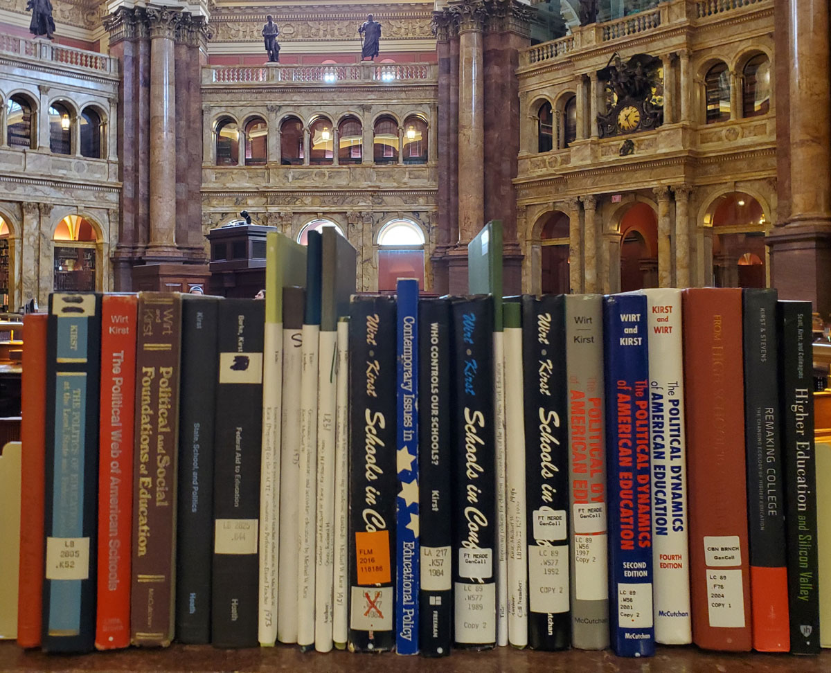 Michael Kirst's Book Collection in the Library of Congress