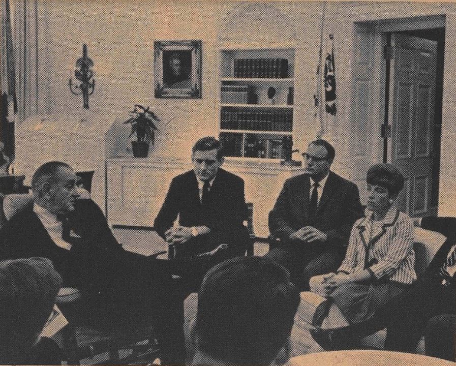 White House Fellows Michael Kirst President Lyndon Johnson Oval Office White House